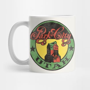 Park City Utah Vintage Ski Travel Souvenir Mug